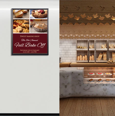 40x60 Poster Frame - SwingFrame Wide Face Display Frame with Swing Open Design for Quick Graphic Changes | Perfect for Home Decor, Office Displays & Art Exhibitions
