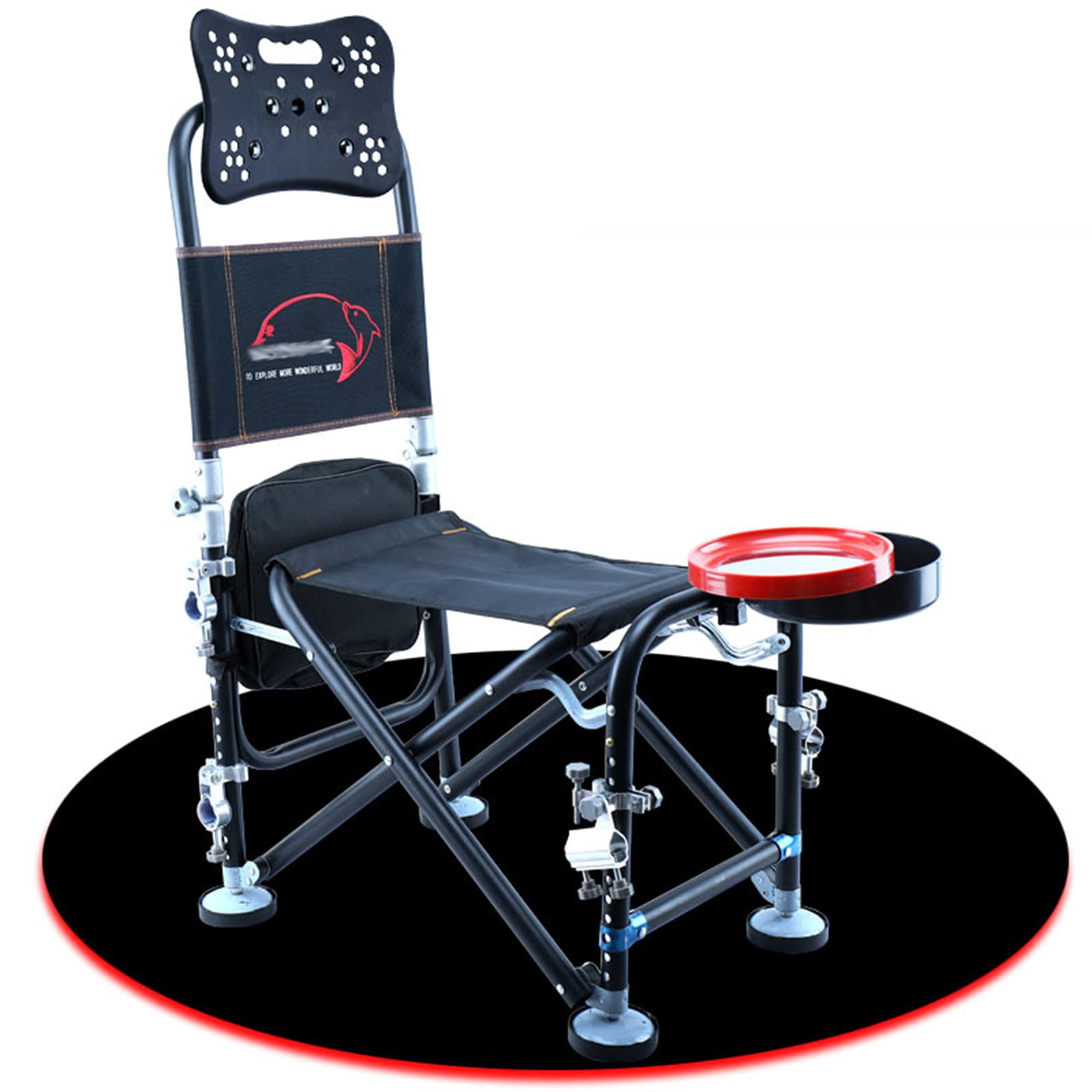 Portable Folding Camping Chair - Lightweight All-Terrain Beach Chair for Fishing, Seaside, Hiking & Outdoor Activities with Sun Protection & Ergonomic Design | Perfect for Beach Trips, Camping, Picnics & Backyard Relaxation