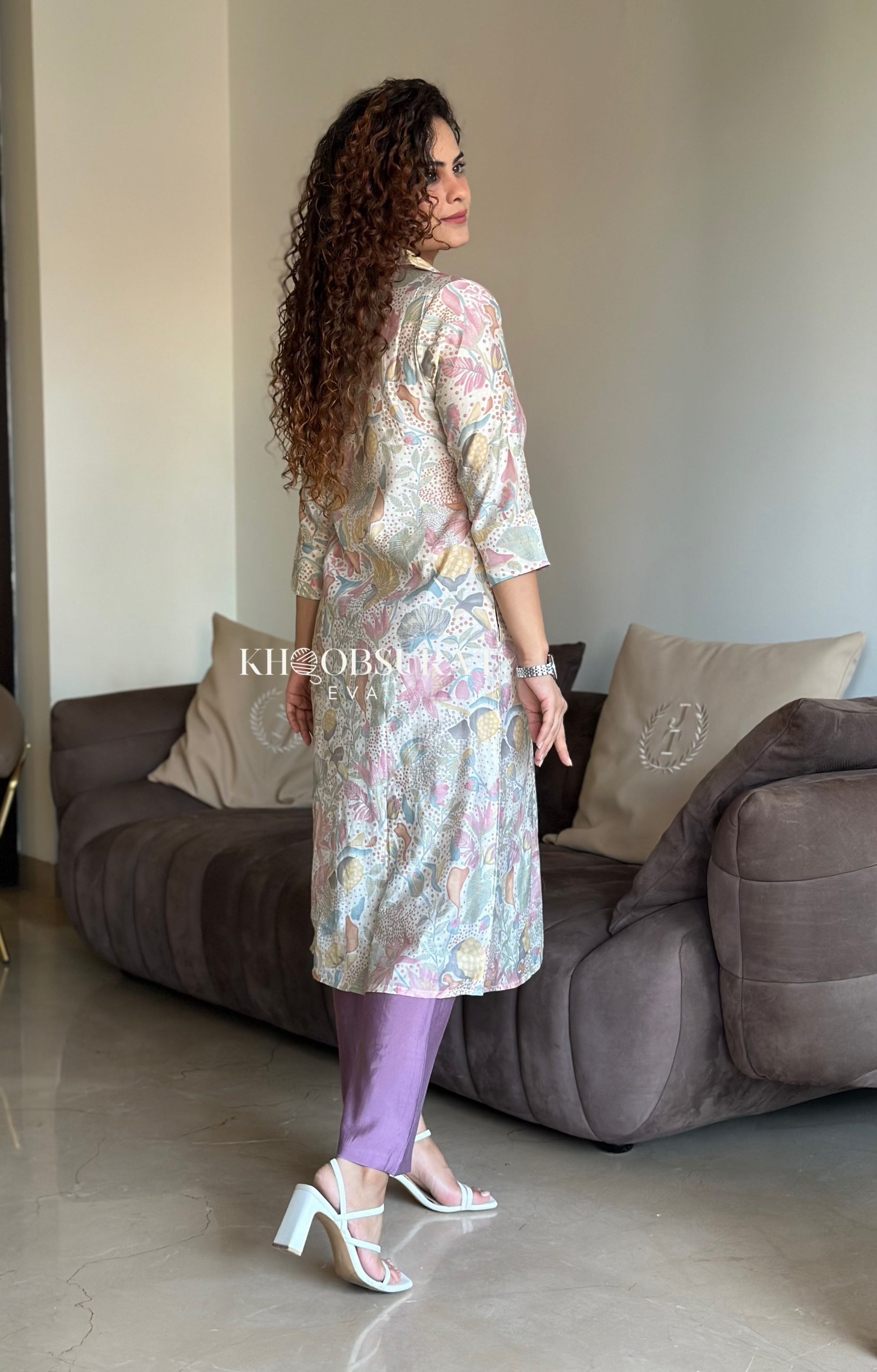 Stylish Purple Kurta Set for Women - Comfortable & Trendy Casual Outfit - Perfect for Festivals, Parties & Everyday Wear