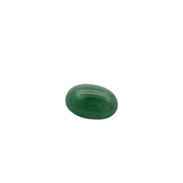 Natural Green Jade Gemstone - 6.54 Carat Certified Loose Stone for Jewelry Making, Healing Crystals & Spiritual Decor