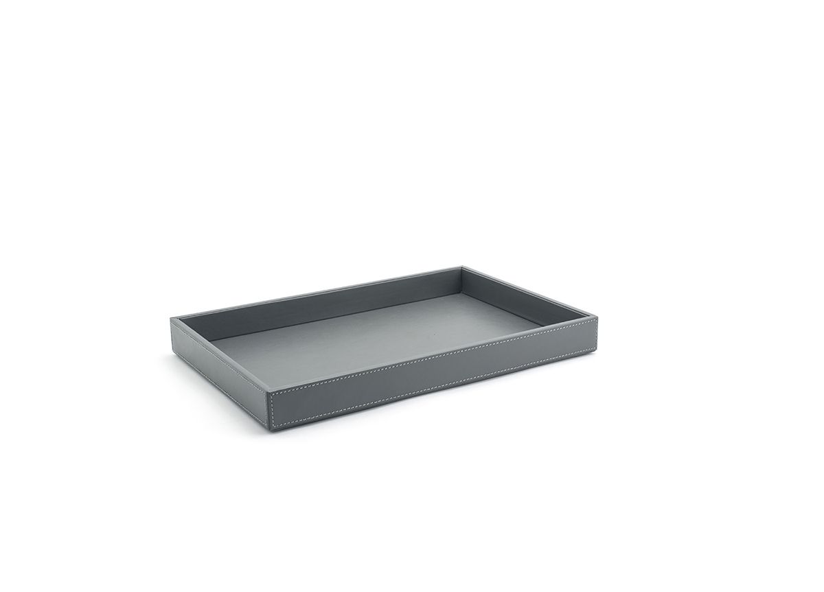 FOH London Serving Tray Set - 15 x 10 Inches, 4-Piece Elegant Decorative Trays for Dining, Kitchen, or Coffee Table Organization | Perfect for Entertaining, Home Decor, and Gift Giving