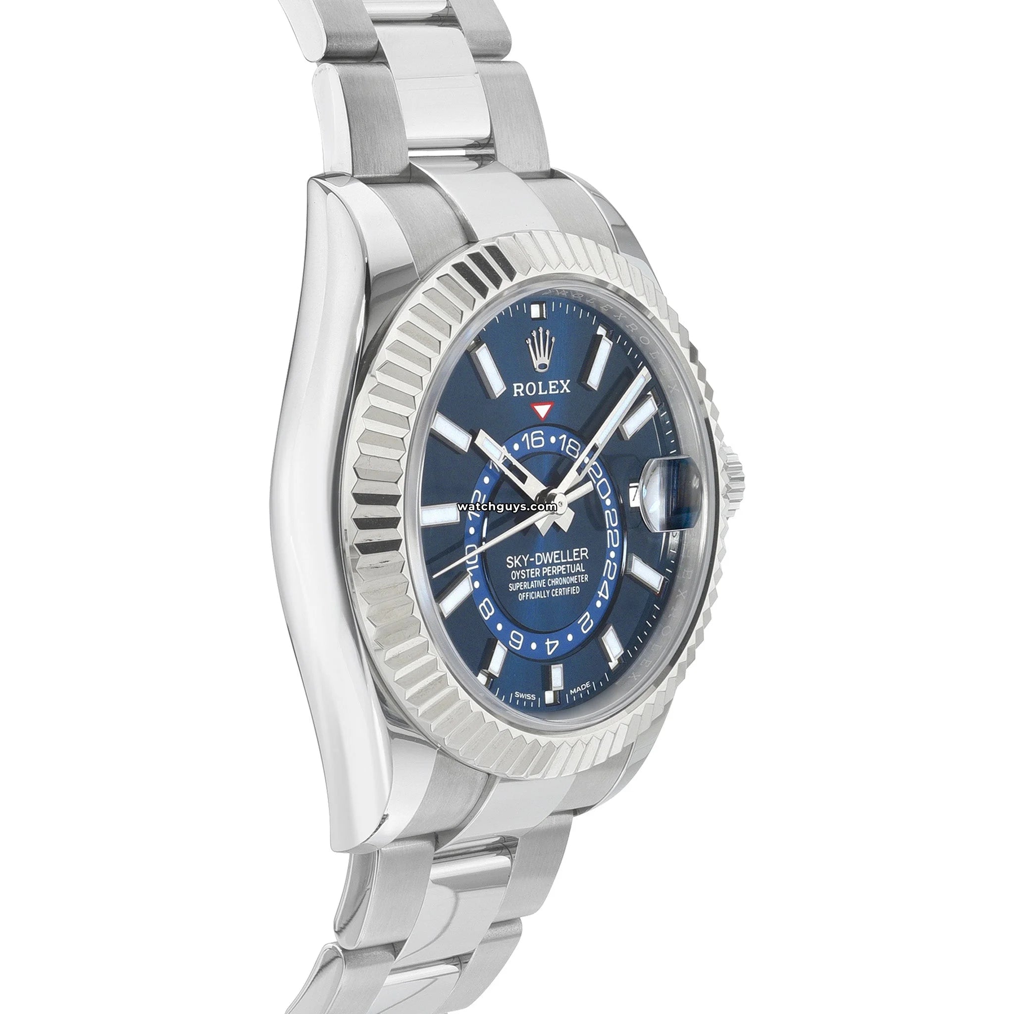 Rolex Sky-Dweller 326934 Blue Dial Men's Luxury Watch - Perfect for Business, Travel & Special Occasions