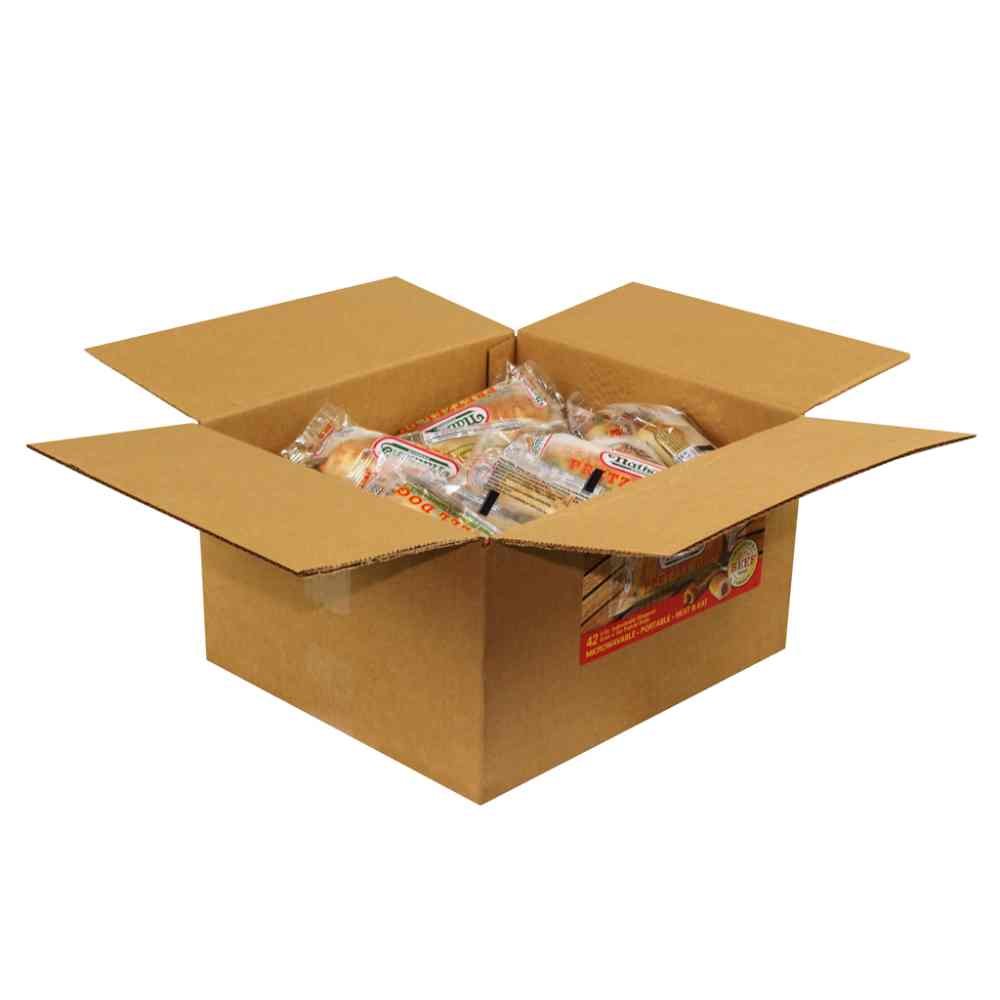 Nathan's Famous Beef Pretzel Dogs - 42 Count Case | Bulk Hot Dogs for Parties, BBQs & Events