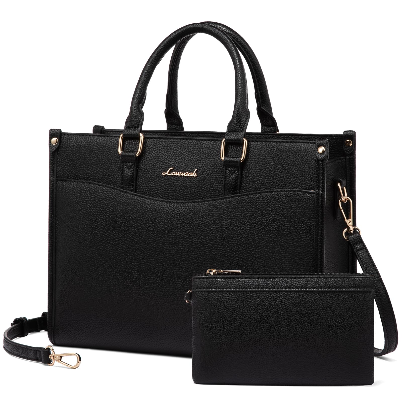 LOVEVOOK Women's Tote Bag & Crossbody Purse Set with Matching Clutch - Stylish Top Handle Satchel Handbag for Women | Perfect for Work, Travel & Everyday Use