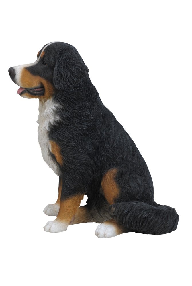 Bernese Mountain Dog Statue - Handcrafted Collectible Figurine for Home Decor, Office Desk, or Gift Giving
