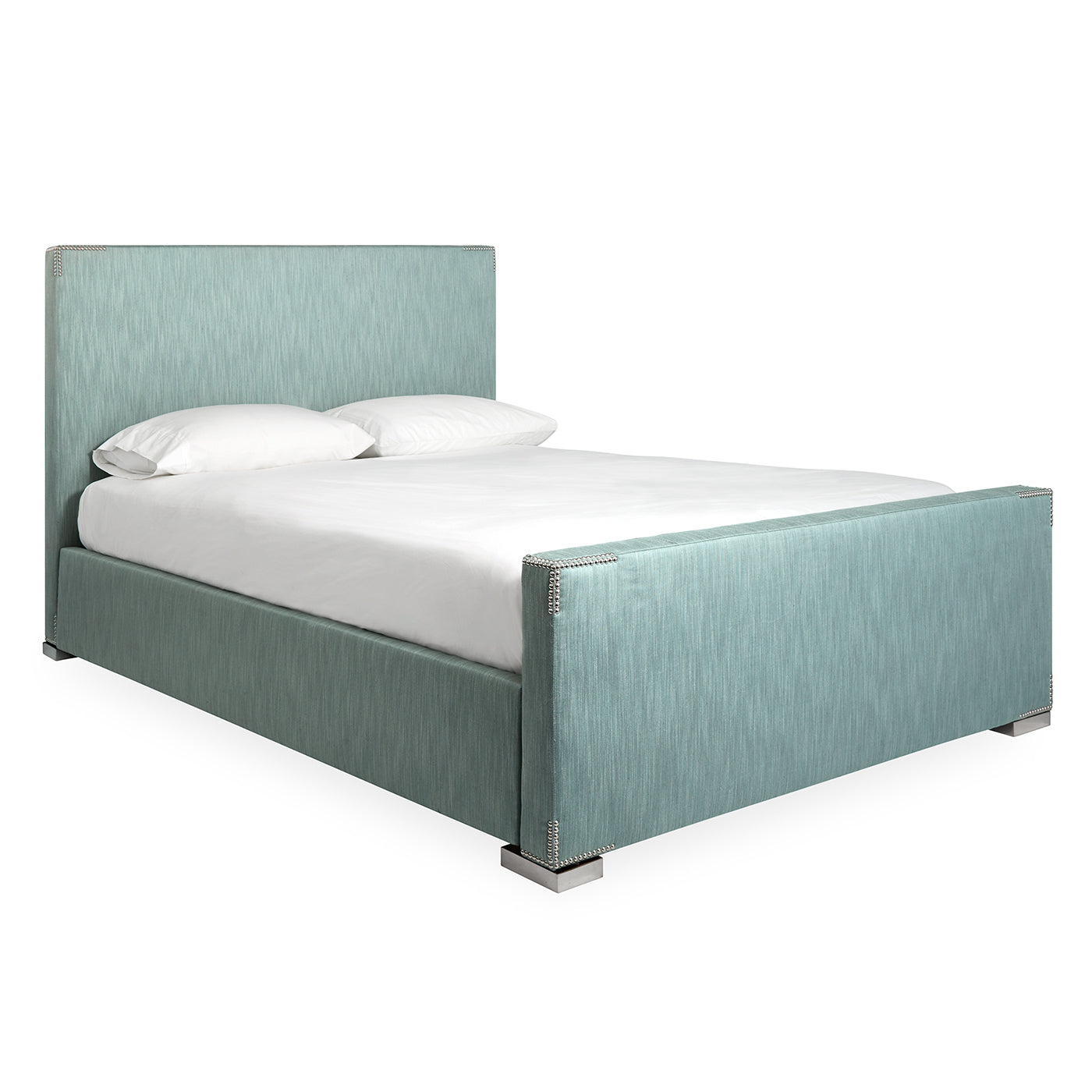 Connery Queen Size Bed Frame - Sturdy Metal Platform Bed with Headboard & Footboard, Easy Assembly, Modern Bedroom Furniture for Home Decor (Use in Master Bedroom, Guest Room, Dorm)