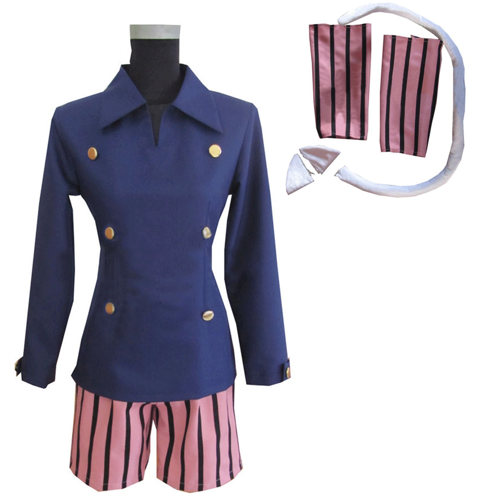 Anime Neferpitou Cosplay Costume - Hunter x Hunter Outfit Uniform for Halloween, Comic Con & Cosplay Events