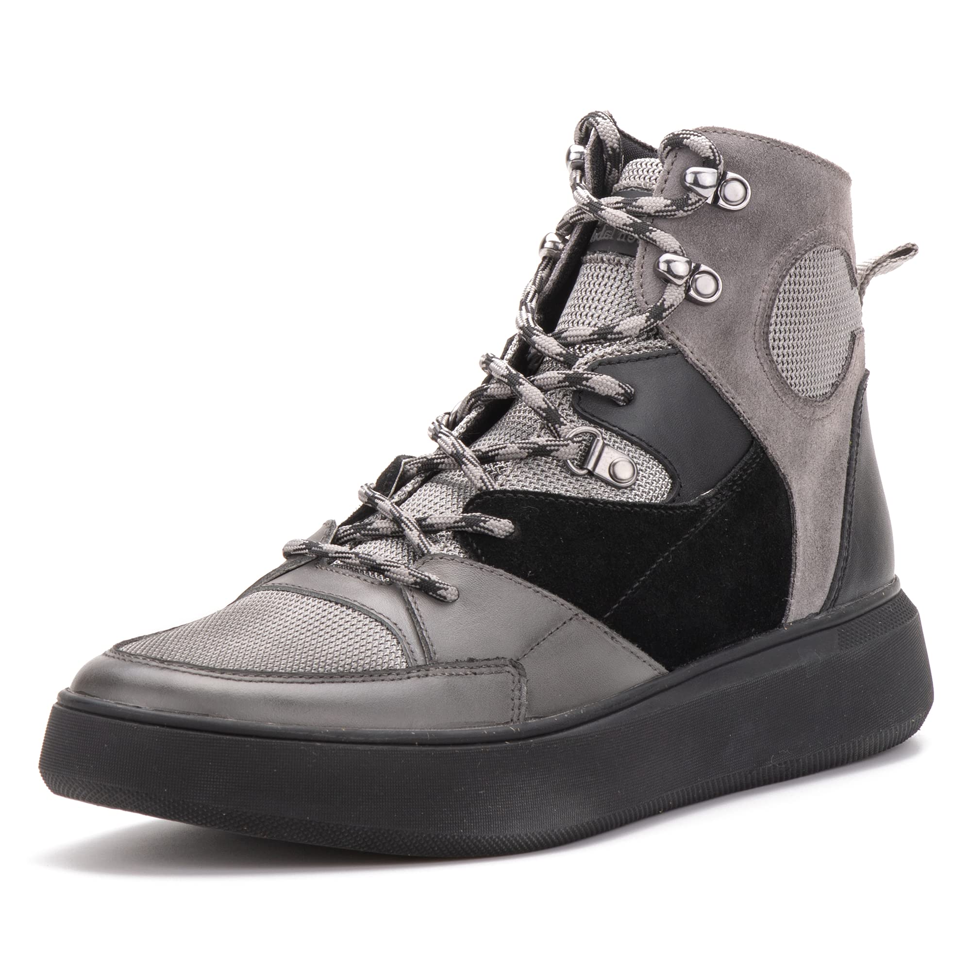 Hybrid Green Label Men's Globetrotter High Top Sneakers - Athletic Casual Shoes for Tennis, Hiking, Walking & Work | Durable Multi-Purpose Footwear for Outdoor Activities, Gym & Daily Wear