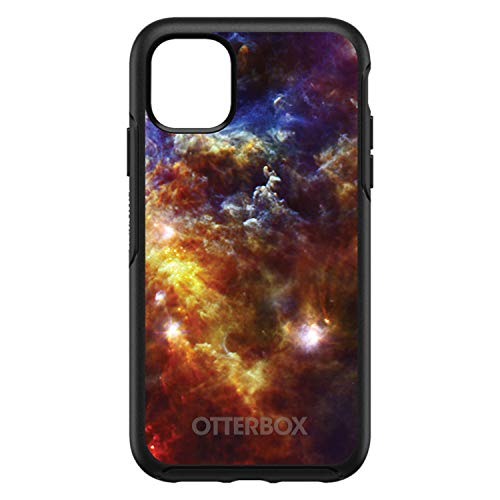 Red Yellow Blue Rosette Nebula On Black Case