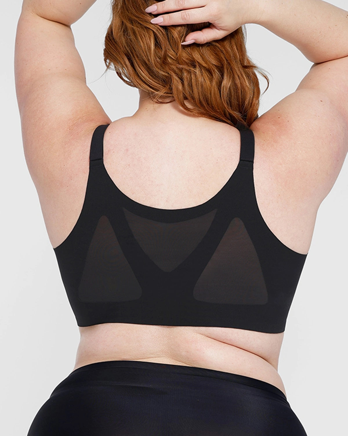 Wireless Front Hook Back Smooth Bra - Comfortable Seamless Support for Yoga, Workouts & Everyday Wear