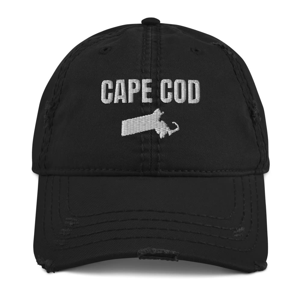 Vintage Distressed Dad Hat for Men - Classic Cape Cod & Boston Style Baseball Cap for Casual Wear, Outdoor Activities, and Travel