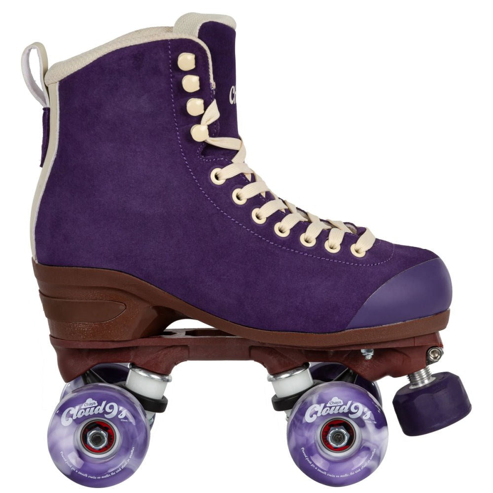 Chaya Melrose Elite Roller Skates - Purple Evil Color - Premium Quad Roller Skates for Women & Adults - Perfect for Roller Derby, Rink Skating & Outdoor Use