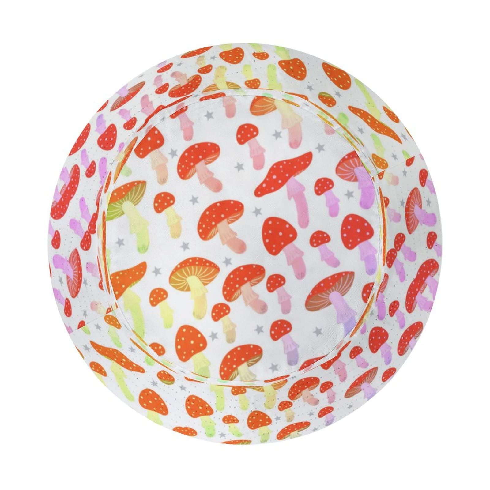 Stylish Unisex Mushroom Bucket Hat - Foldable Summer Sun Hat for Women & Men - Perfect for Beach, Travel, Fishing & Outdoor Activities