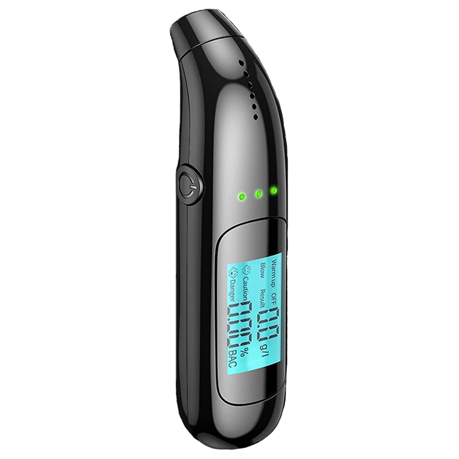 **Portable Breathalyzer - Digital LCD Alcohol Tester for Personal & Professional Use, USB Rechargeable, Non-Contact Design - Perfect for Parties, Driving Safety & Workplace Testing**