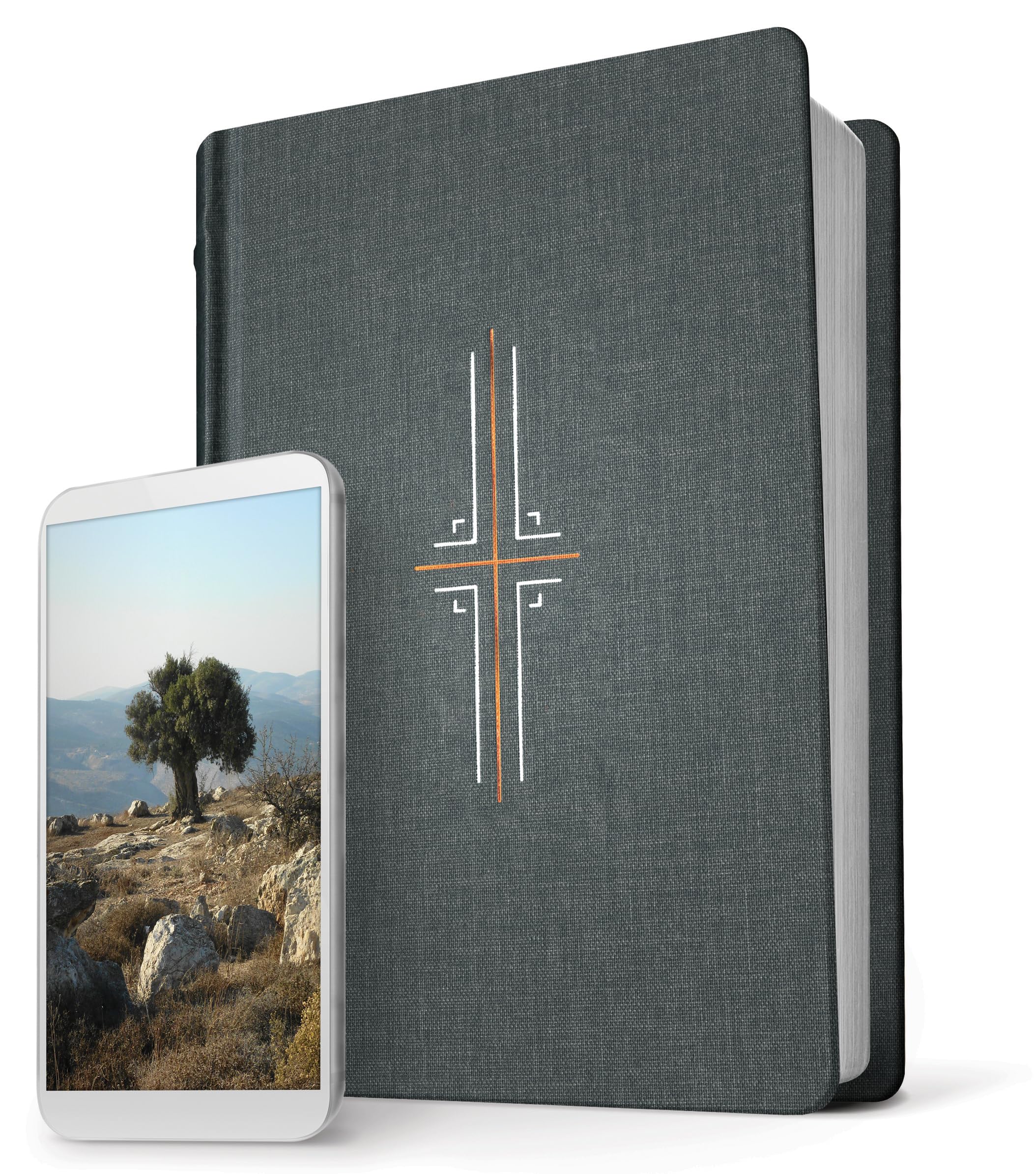 Tyndale NLT Filament Bible - Hardcover Cloth Gray Edition | Premium Study Bible with Filament App Access for Notes, Devotionals & Videos | Perfect for Personal Devotion, Bible Study Groups & Church Services