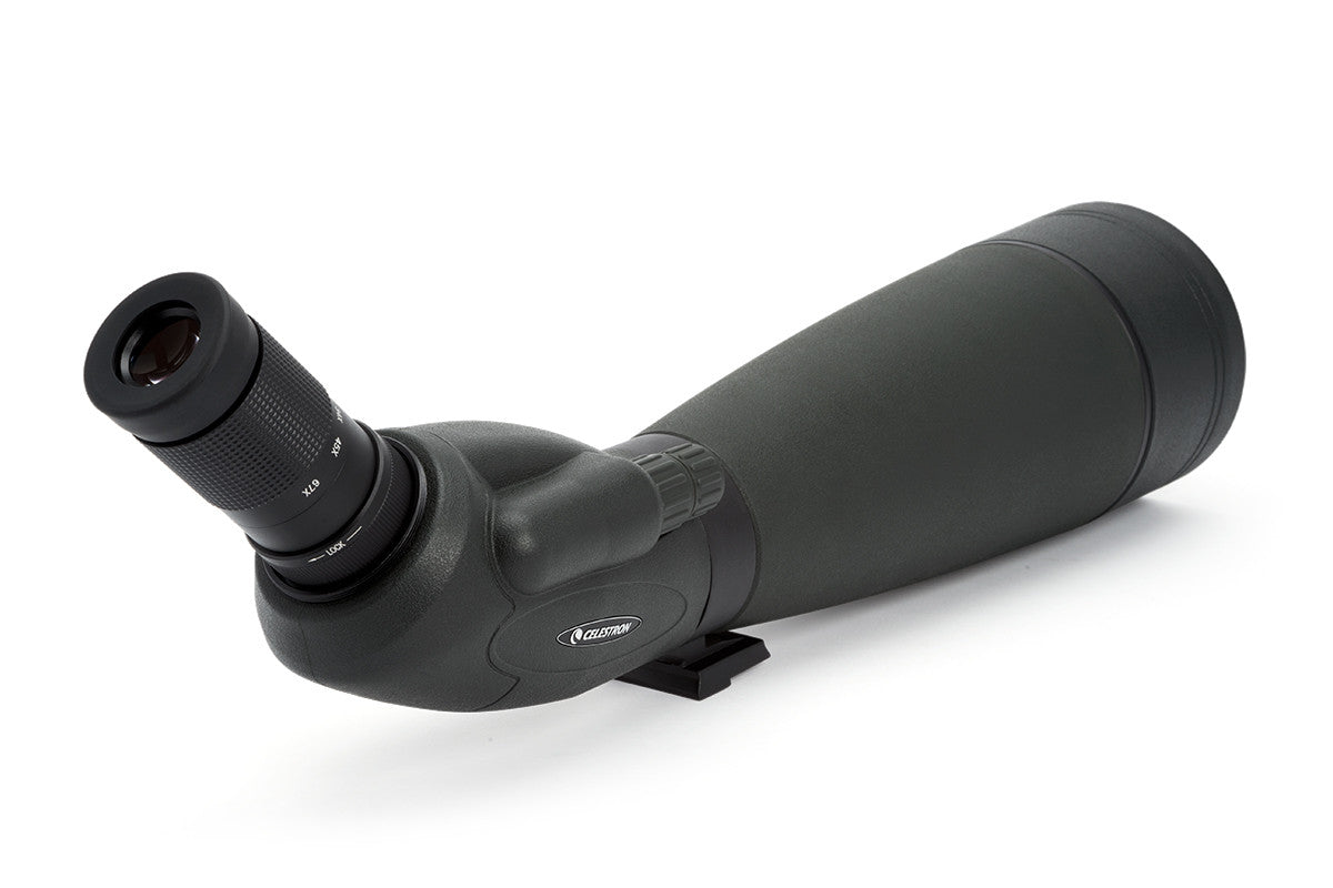 TRAILSEEKER 22 67X100MM Angled Zoom Spotting Scope for Hunting, Bird Watching & Outdoor Adventures - High Magnification for Long Range Viewing