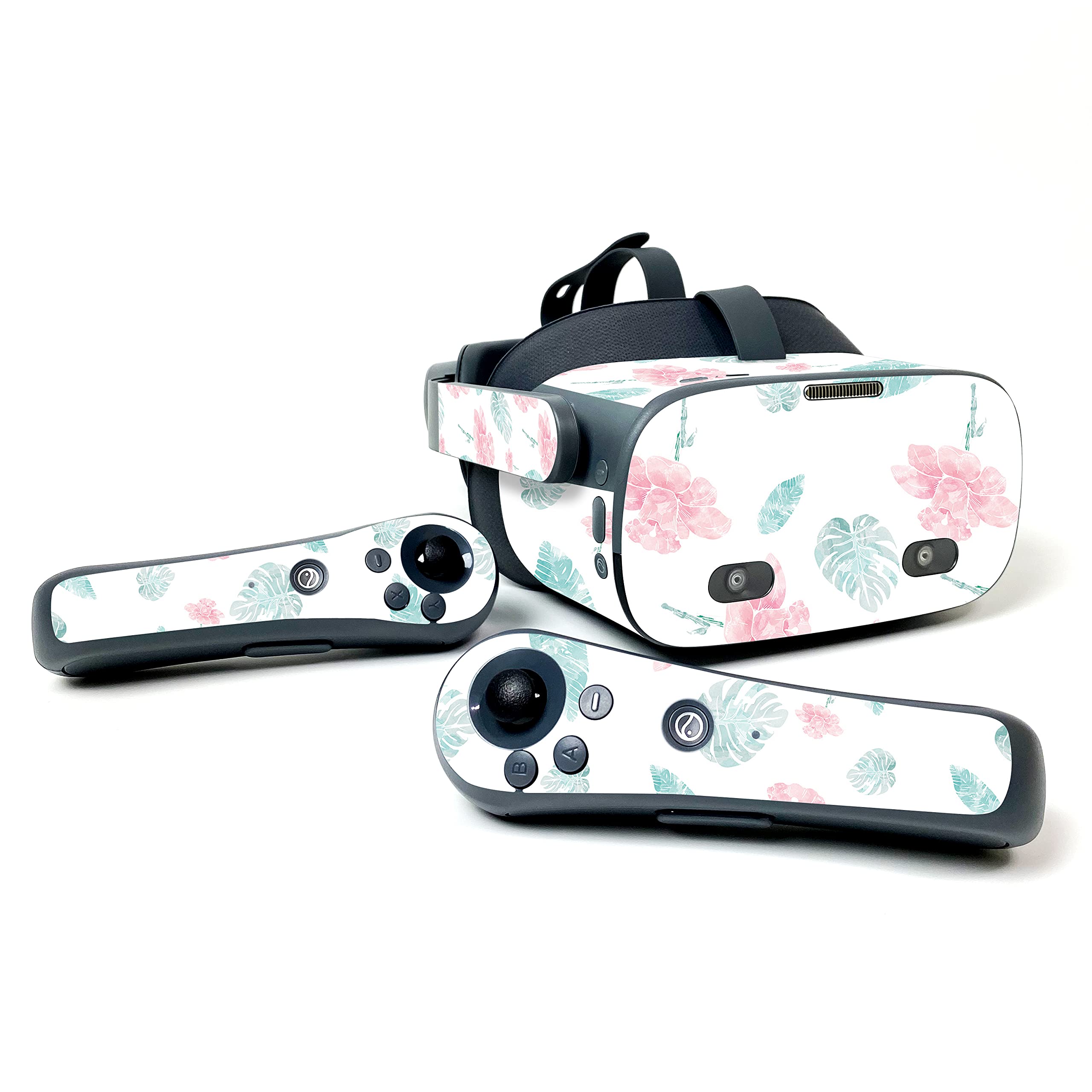MightySkins Protective Vinyl Decal Wrap Cover for Pico Neo 2 VR Headset - Paper Flowers Design | Durable, Customizable Skin | Easy to Apply & Remove | Made in USA | Perfect for Gaming, VR Experiences & Personalization