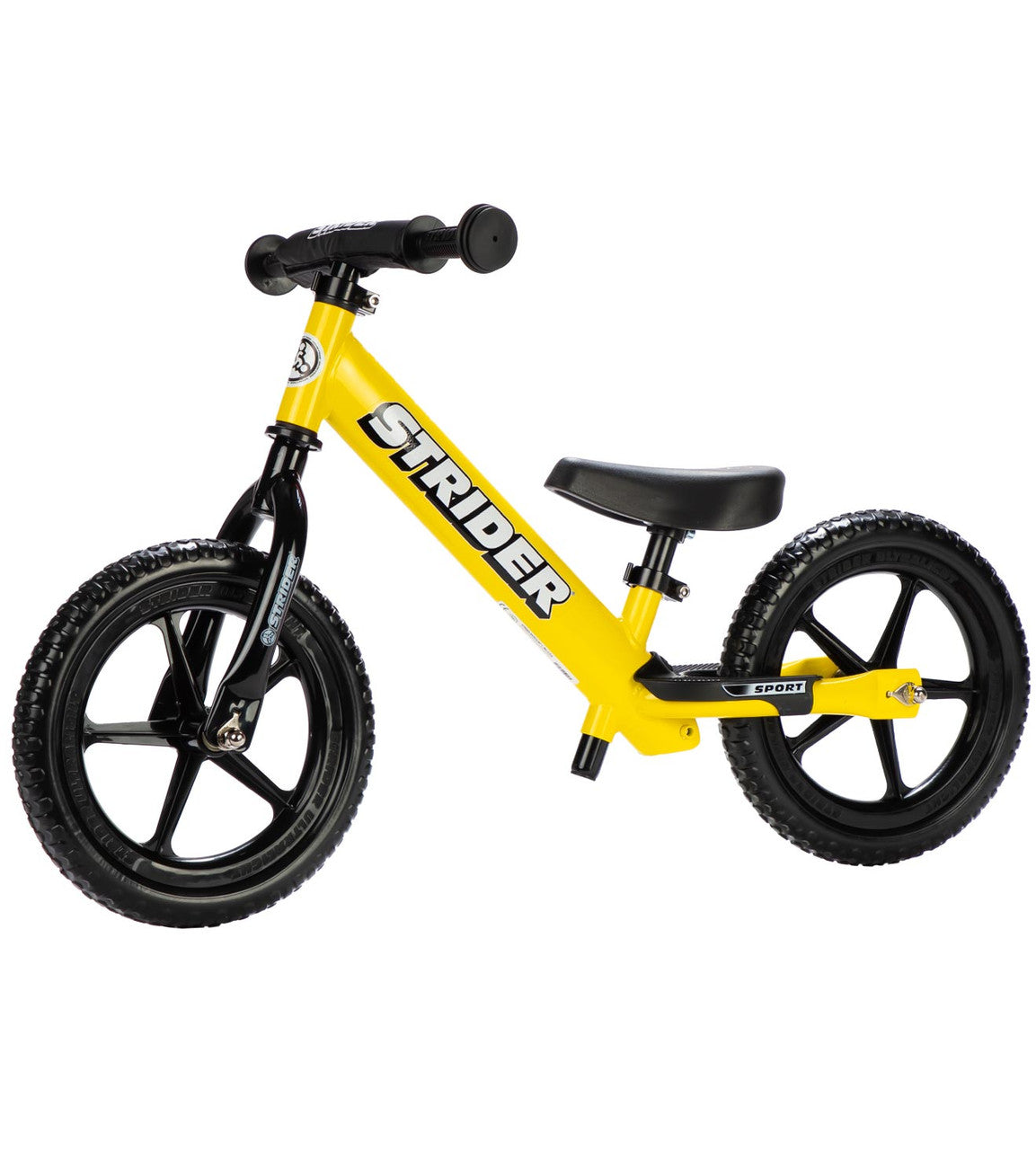 Strider 12 Sport Balance Bike for Kids Ages 1.5-5 Years - No Pedal Toddler Training Bike with Adjustable Seat - Perfect for Learning to Ride & Outdoor Play