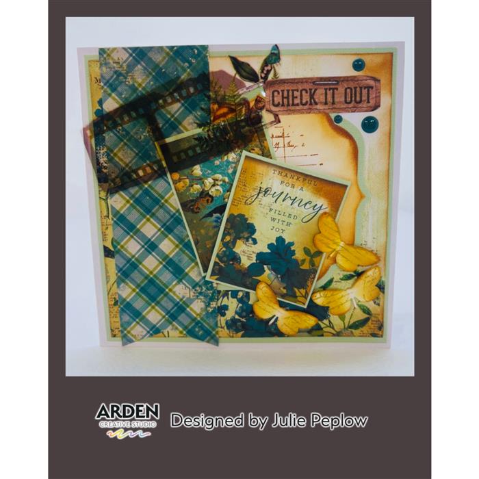 Arden Creative Studio Hidden Creek Filmstrip Kiss Cut PET Tape - Premium Adhesive Tape for Scrapbooking, Card Making & DIY Crafts - Perfect for Photo Albums, Journals & Home Decor Projects