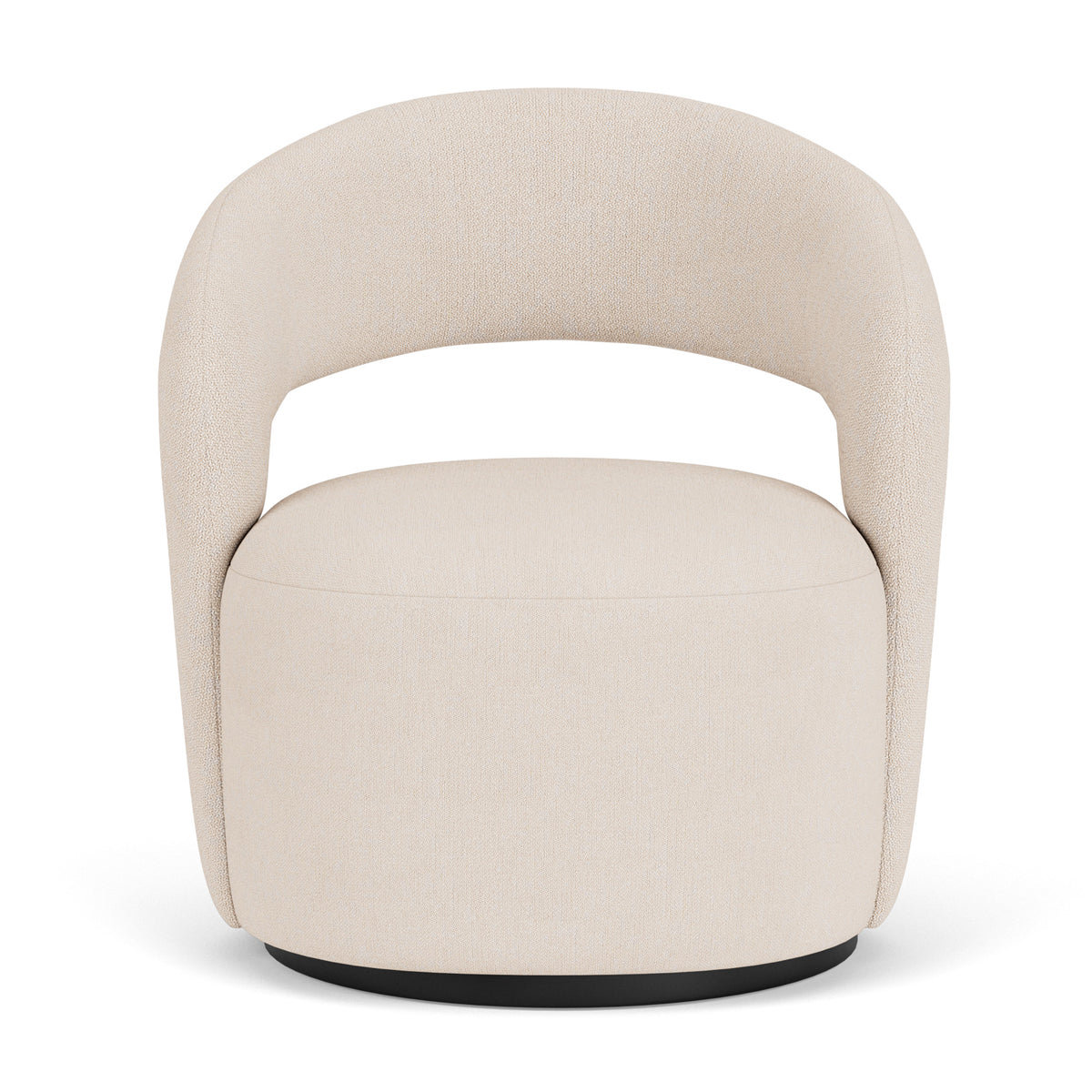 Stylish Judi Fabric Swivel Armchair - Modern Upholstered Accent Chair with 360° Rotation for Living Room, Bedroom or Office - Comfortable Lounge Seating for Home Decor