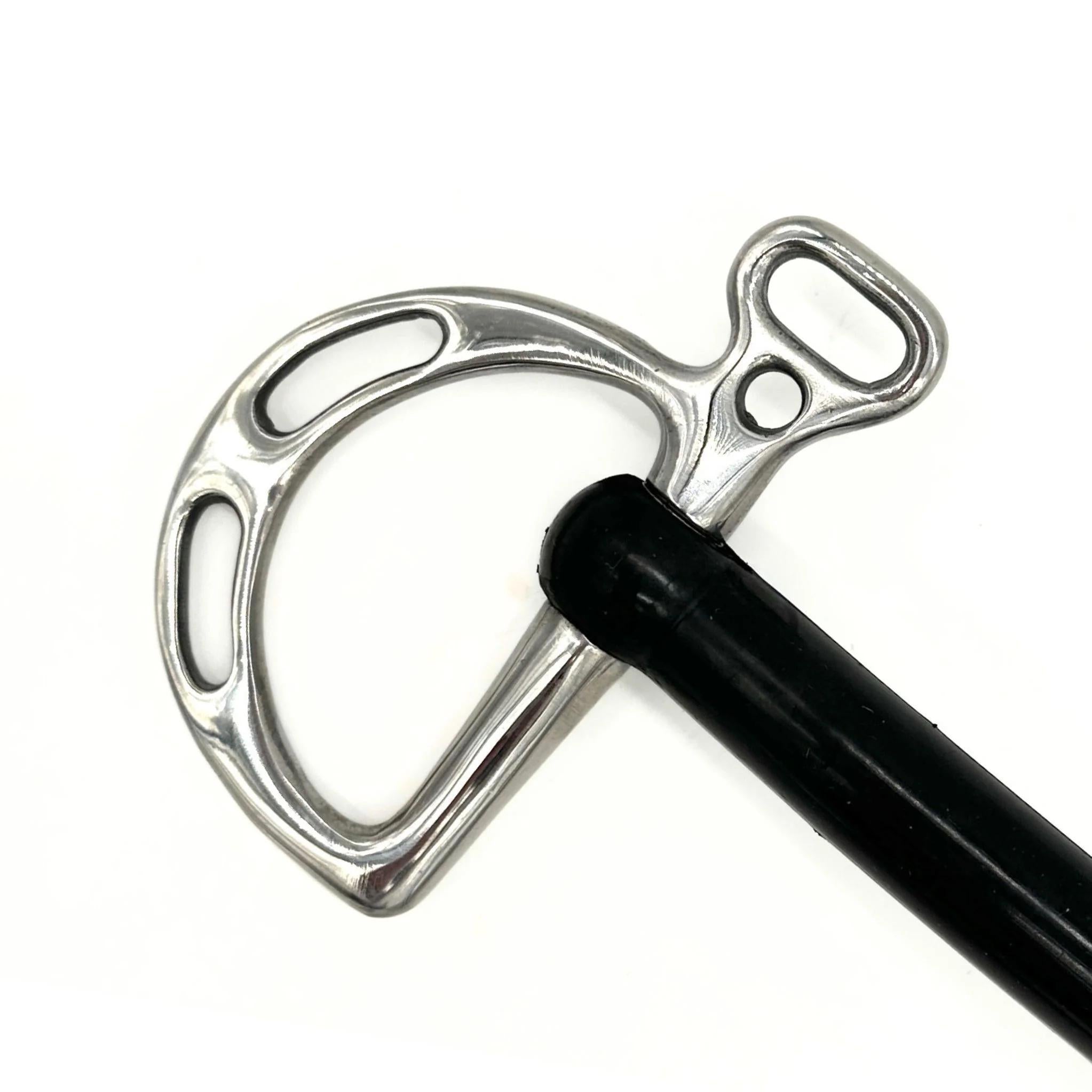 Jake Adams Hard Rubber Mullen Kimberwick Bit - Durable Horse Training Bit for Western & English Riding, Perfect for Dressage & Trail Riding