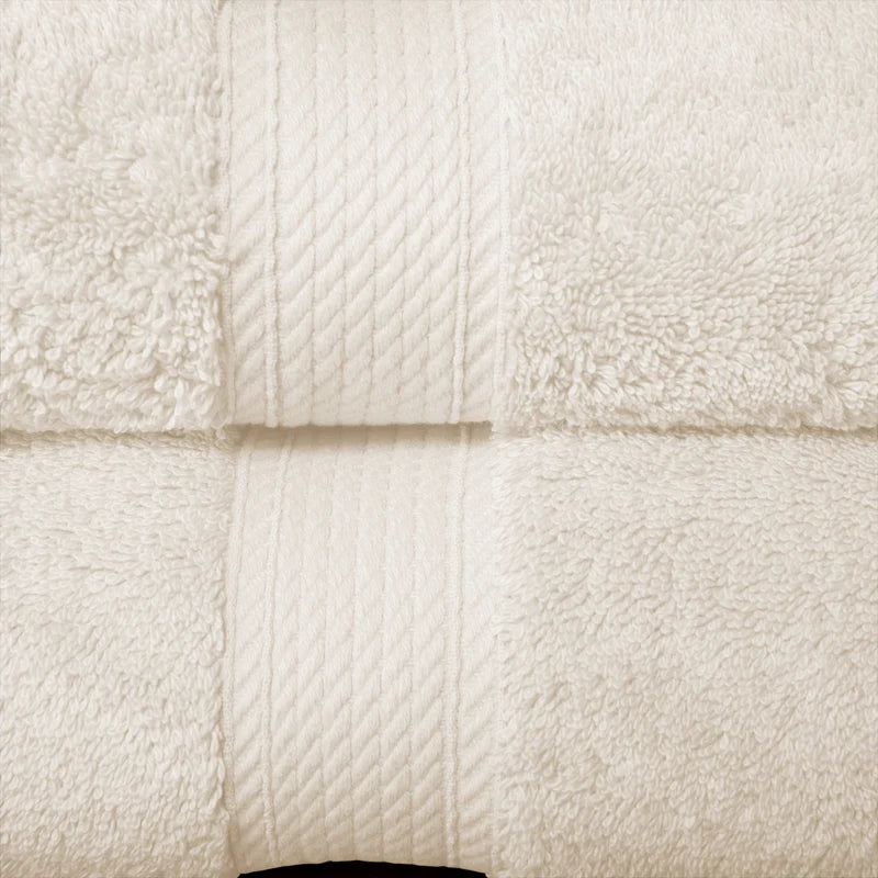 Premium 10-Piece Egyptian Cotton Towel Set - Ultra Soft, Heavyweight & Plush for Bath, Spa & Luxury Home Use