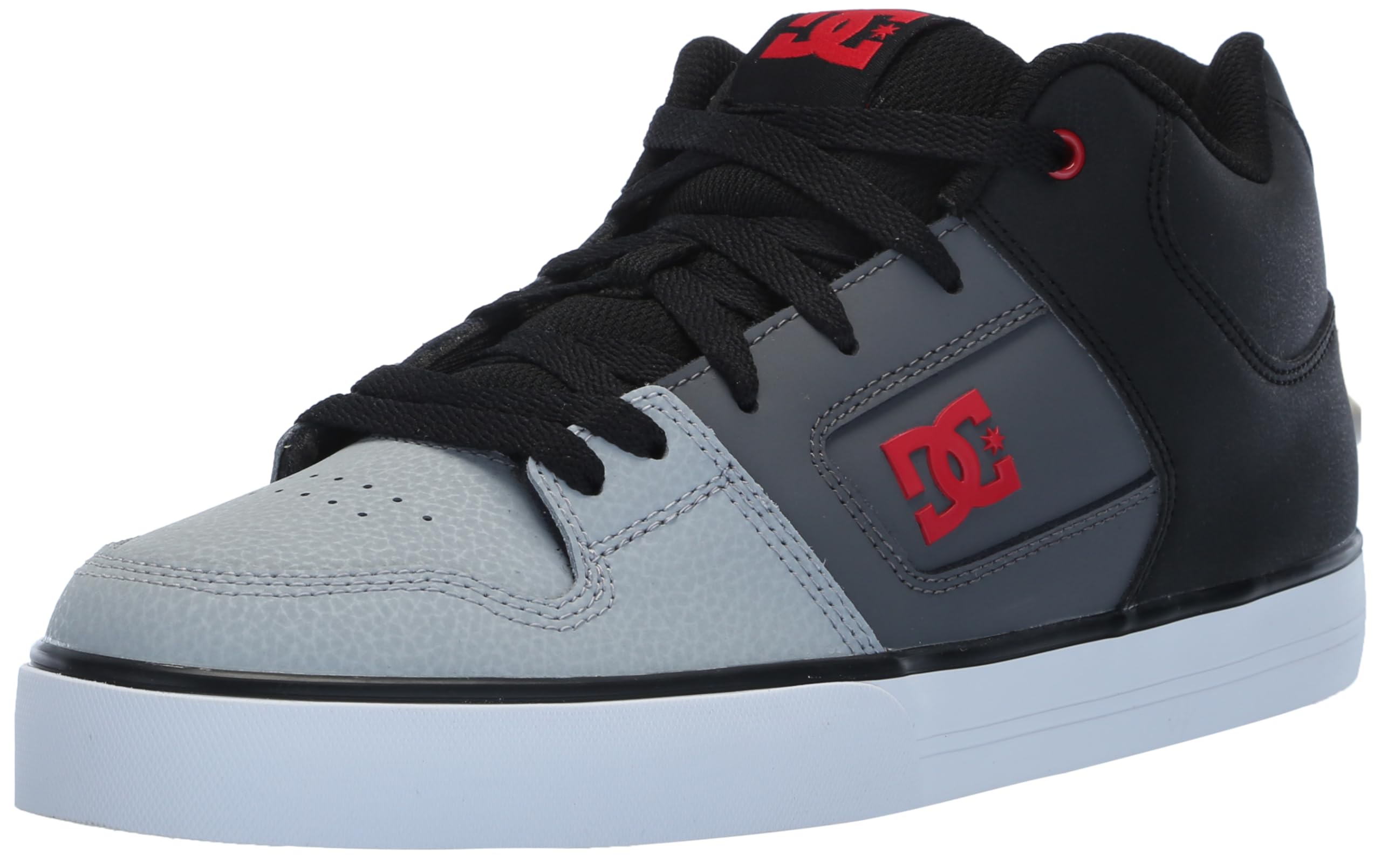 DC Men's Pure Mid Skate Shoe - High Top Sneakers for Skateboarding & Streetwear | Durable Canvas & Rubber Sole for Comfort & Performance