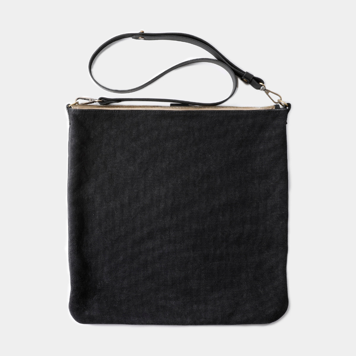 TRAVELER'S COMPANY Canvas Shoulder Bag - Medium Size, Black | Durable & Stylish Travel Bag for Commuting, Hiking & Daily Use
