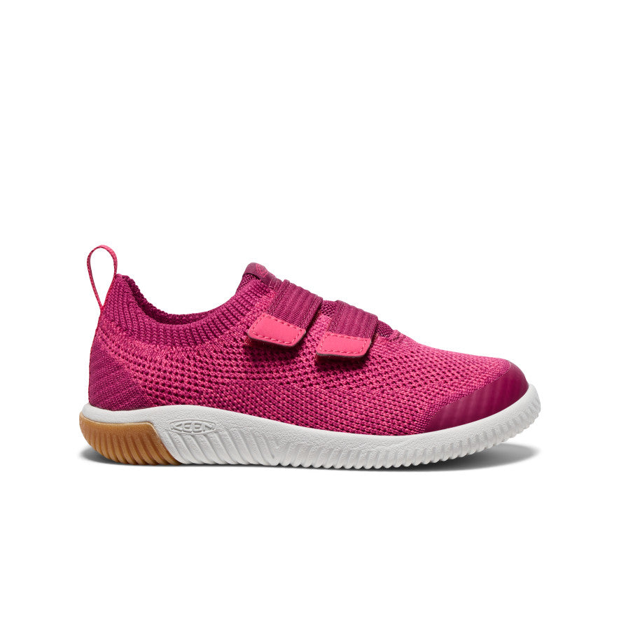 Little Kids' KNX Knit Double Strap Sandals - Beaujolais/Raspberry | Comfortable & Stylish Toddler Shoes for Playtime & Outdoor Adventures