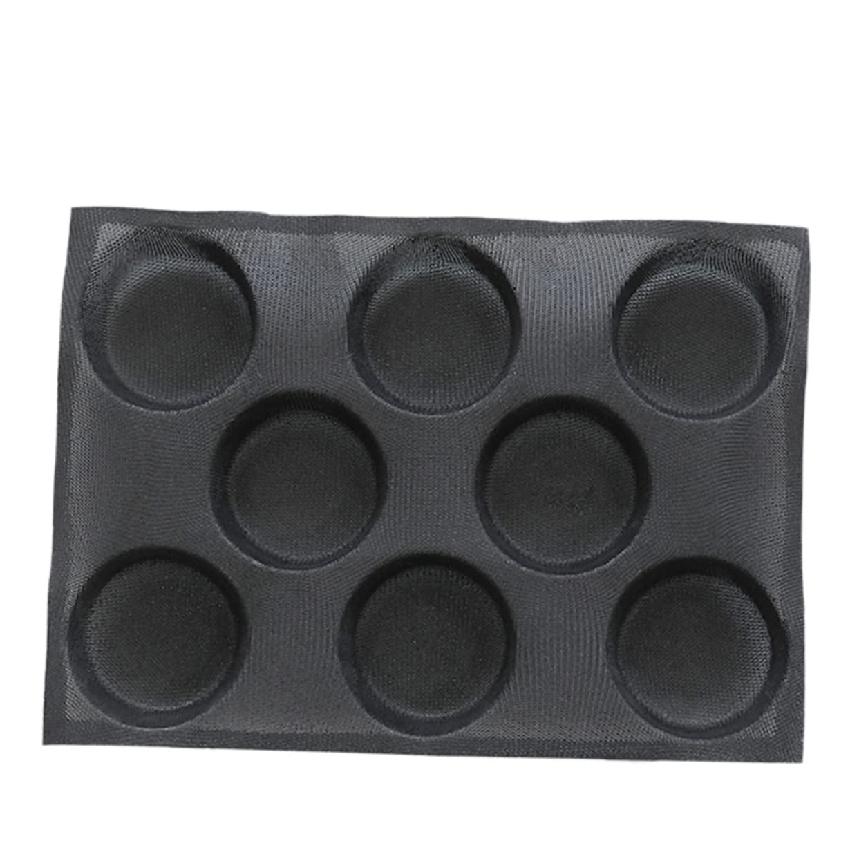 DOITOOL Non-Stick Silicone Baking Molds - Round Bun Pan for Bread, Chocolate & Gummy Candy Making | Reusable, BPA-Free Silicone Molds for Home Baking & Professional Pastry Decorating