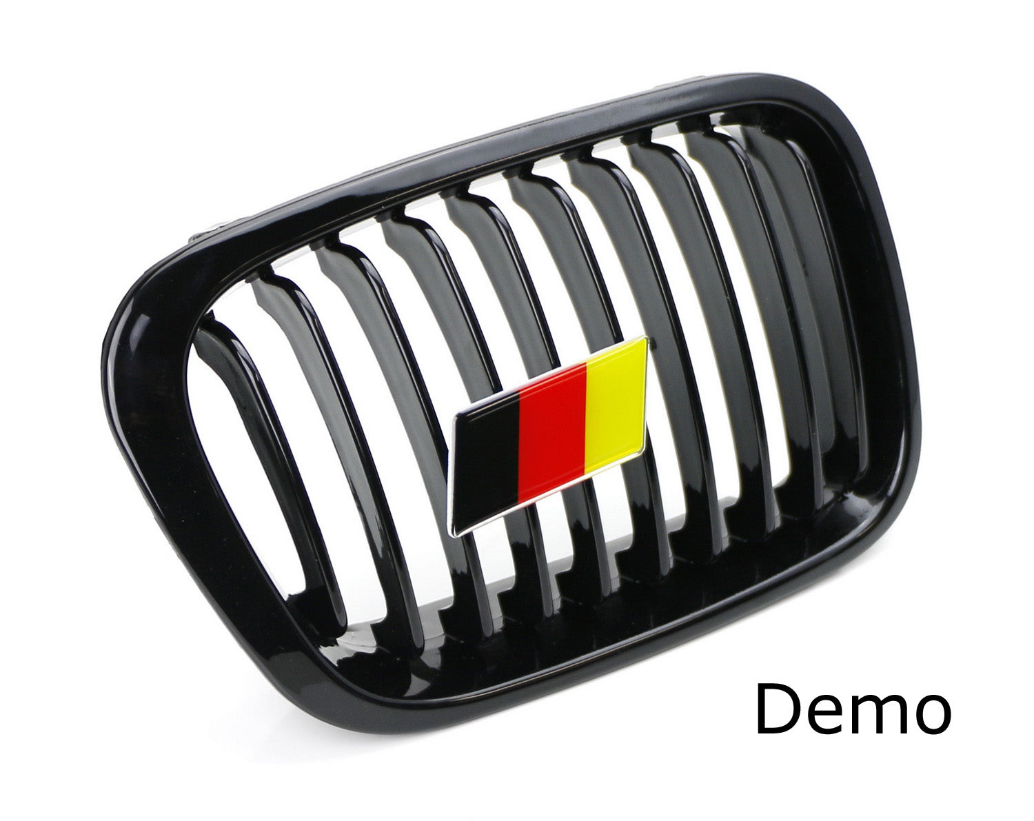 Germany Flag Emblem Badge with Grille Mount & Toggle Bolt Anchor for European Cars - Perfect for Car Enthusiasts & National Pride Display