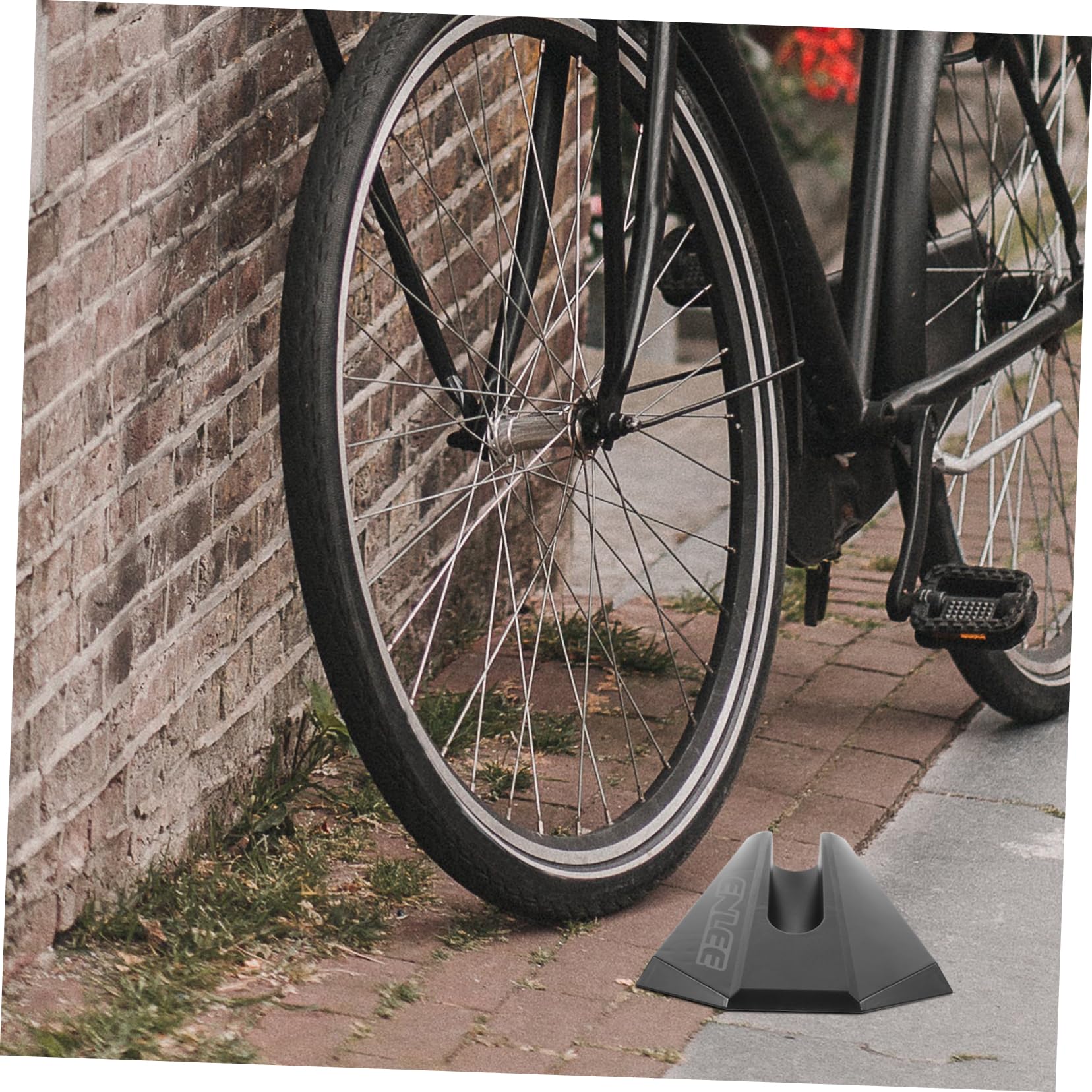 BIUDECO Professional Bike Display Stand - Stable Bicycle Wheel Fixing Stand & Trainer Front Wheel Pad - Perfect for Indoor Cycling, Bike Storage, and Workshop Use