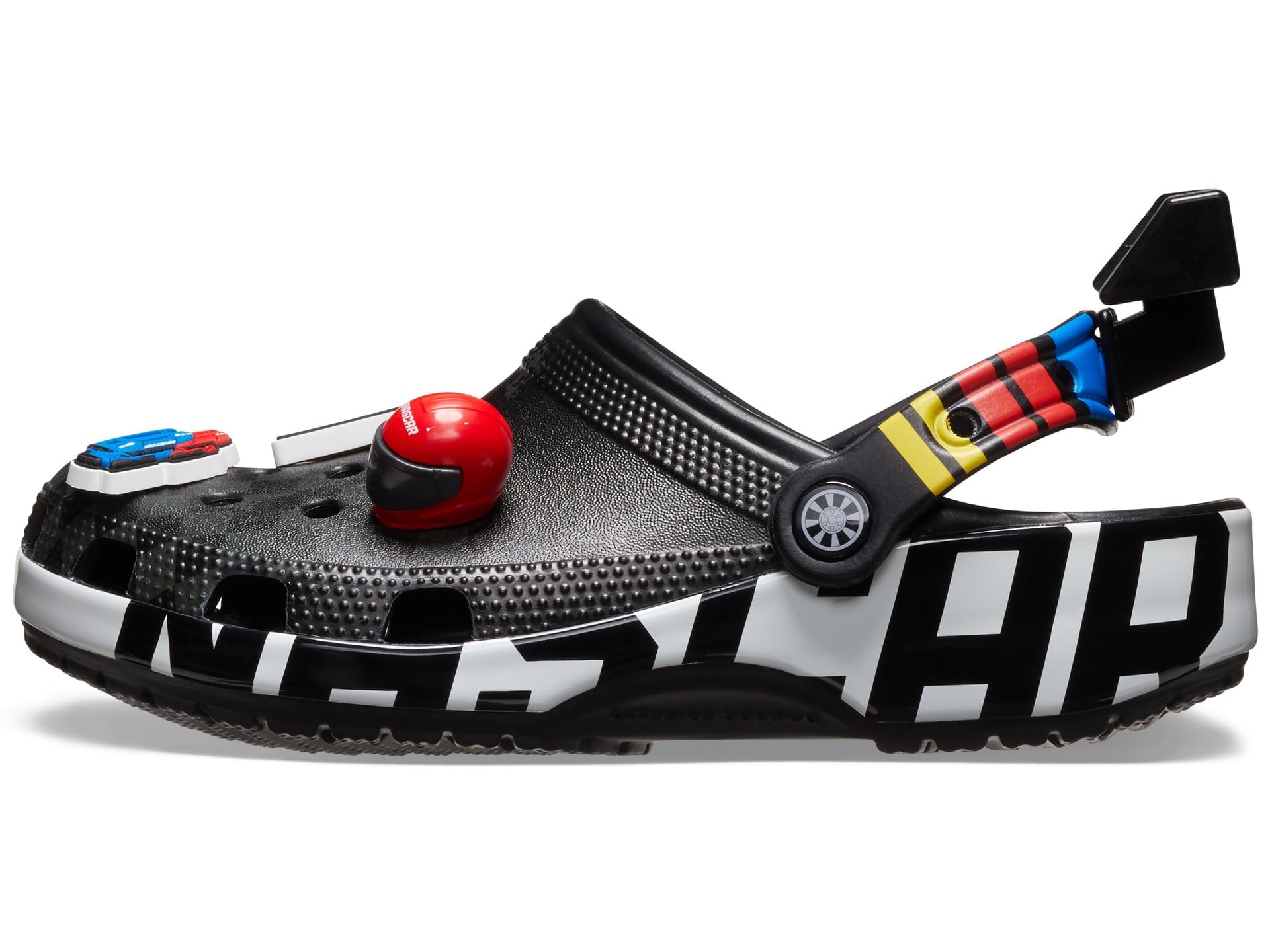 Crocs Unisex-Adult NASCAR Classic Clog - Comfortable Slip-On Shoes for Men & Women - Perfect for Casual Wear, Gardening, and Outdoor Activities