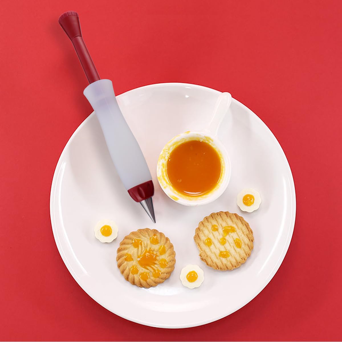 Silicone Chocolate & Jam Writing Pen - Baking Decorating Tool for Cakes, Cupcakes & Desserts | Perfect for DIY Cake Decorating, Dessert Topping & Creative Food Art