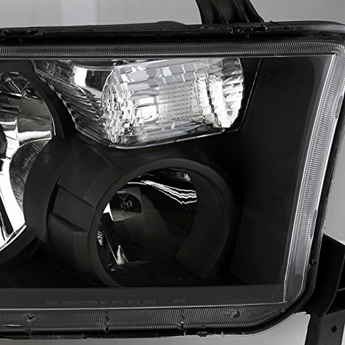AKKON Black LED Headlights & Tail Lights for 2007-2013 Toyota Tundra - Direct Replacement with C-Tube Design - Perfect for Night Driving & Enhanced Visibility