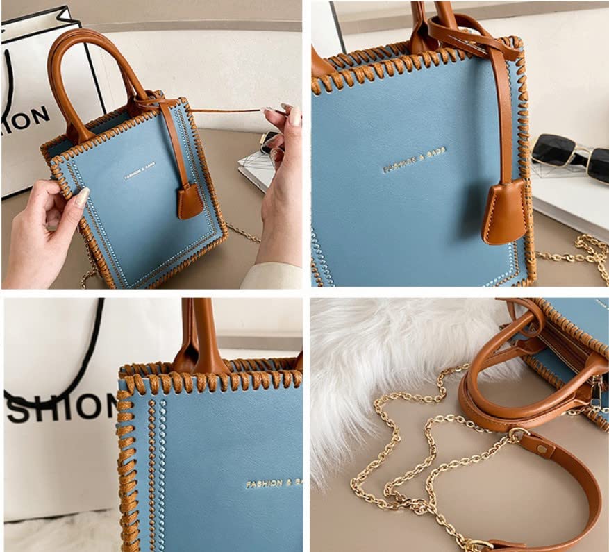 Premium PU Leather Bag Making Kit - DIY Handbag, Purse, Shoulder Bag & Crossbody Bag Craft Supplies (Blue) | Perfect for DIY Enthusiasts, Fashion Designers & Gift Makers