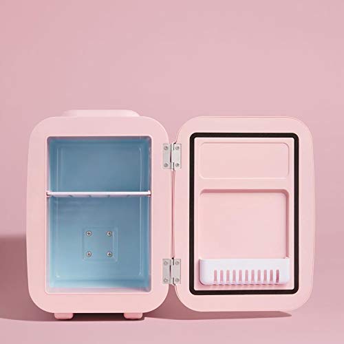 CAYNEL Mini Fridge - 4L Portable Thermoelectric Cooler & Warmer for Skincare, Cosmetics, Breast Milk, Medications - Eco-Friendly Beauty Fridge for Home, Office, Travel & Car Use