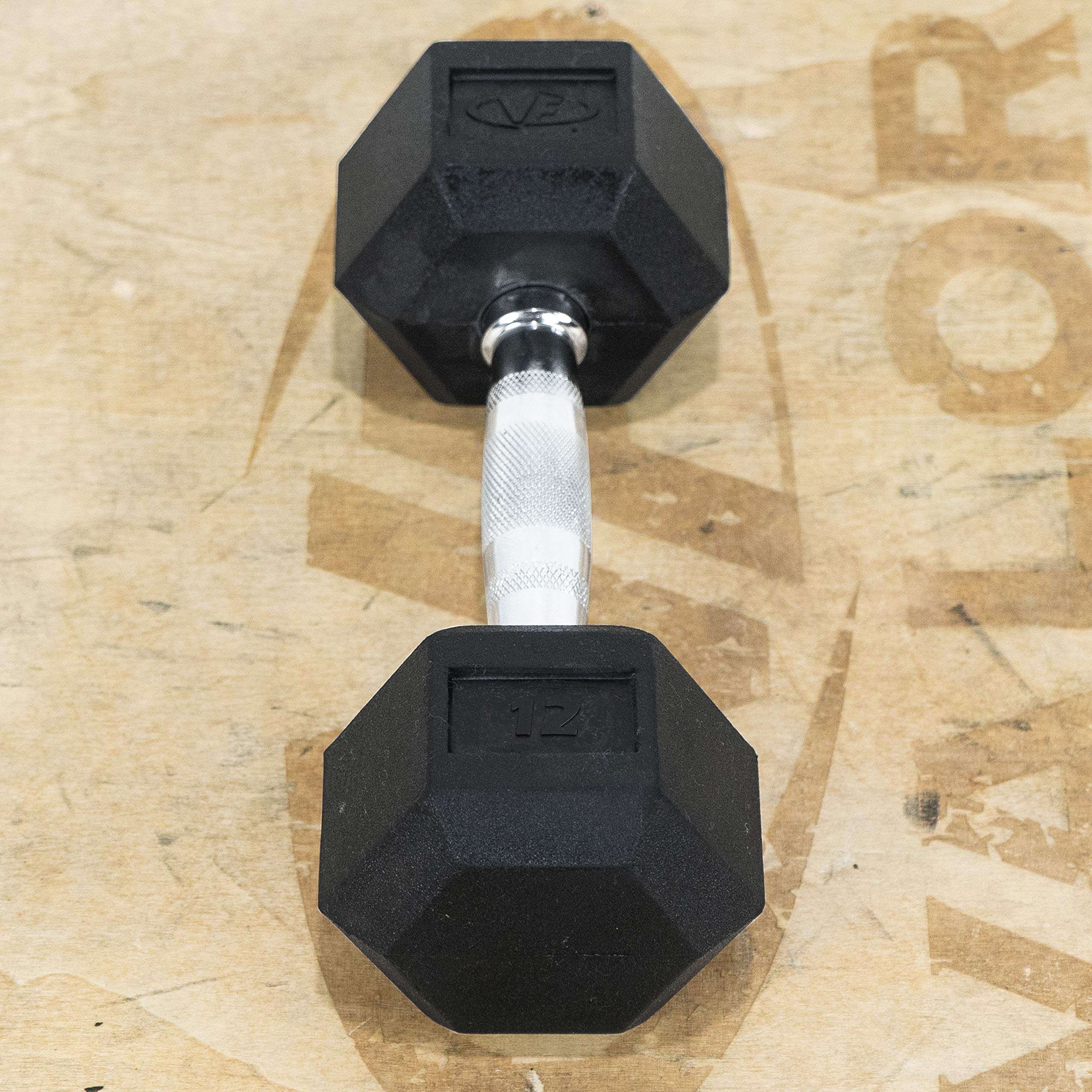 Valor Fitness Rubber Hex Dumbbell Set - Adjustable Free Weights for Home Gym, Strength Training & CrossFit Workouts | Perfect for Weightlifting, Muscle Building & Full-Body Exercises