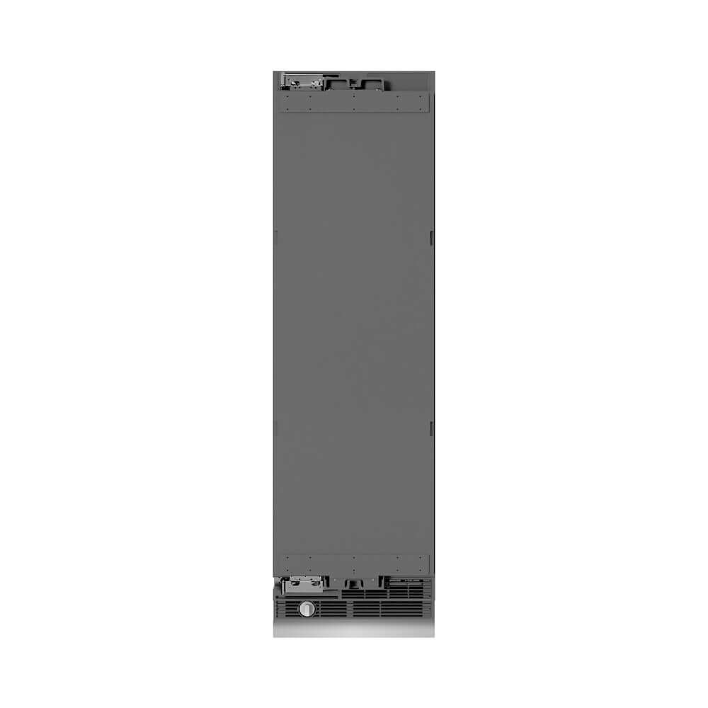 ZLINE Autograph Edition 24 Inch 12.4 Cu Ft Panel Ready Column Freezer - Graphite Gray Interior with Polished Gold Accents (RBCFVZ 24 G) - Perfect for Home Bars, Wine Cellars & Luxury Kitchen Storage