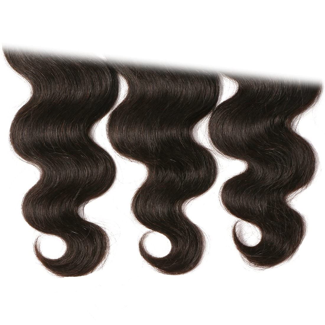 Beauty Forever Indian Body Wave Hair Extensions - 4 Bundles 100% Unprocessed Virgin Human Hair Weaves, Natural Color (16 18 20 22 Inch), 95-100g per Bundle | Perfect for Daily Styling, Special Occasions & Salon-Quality Looks