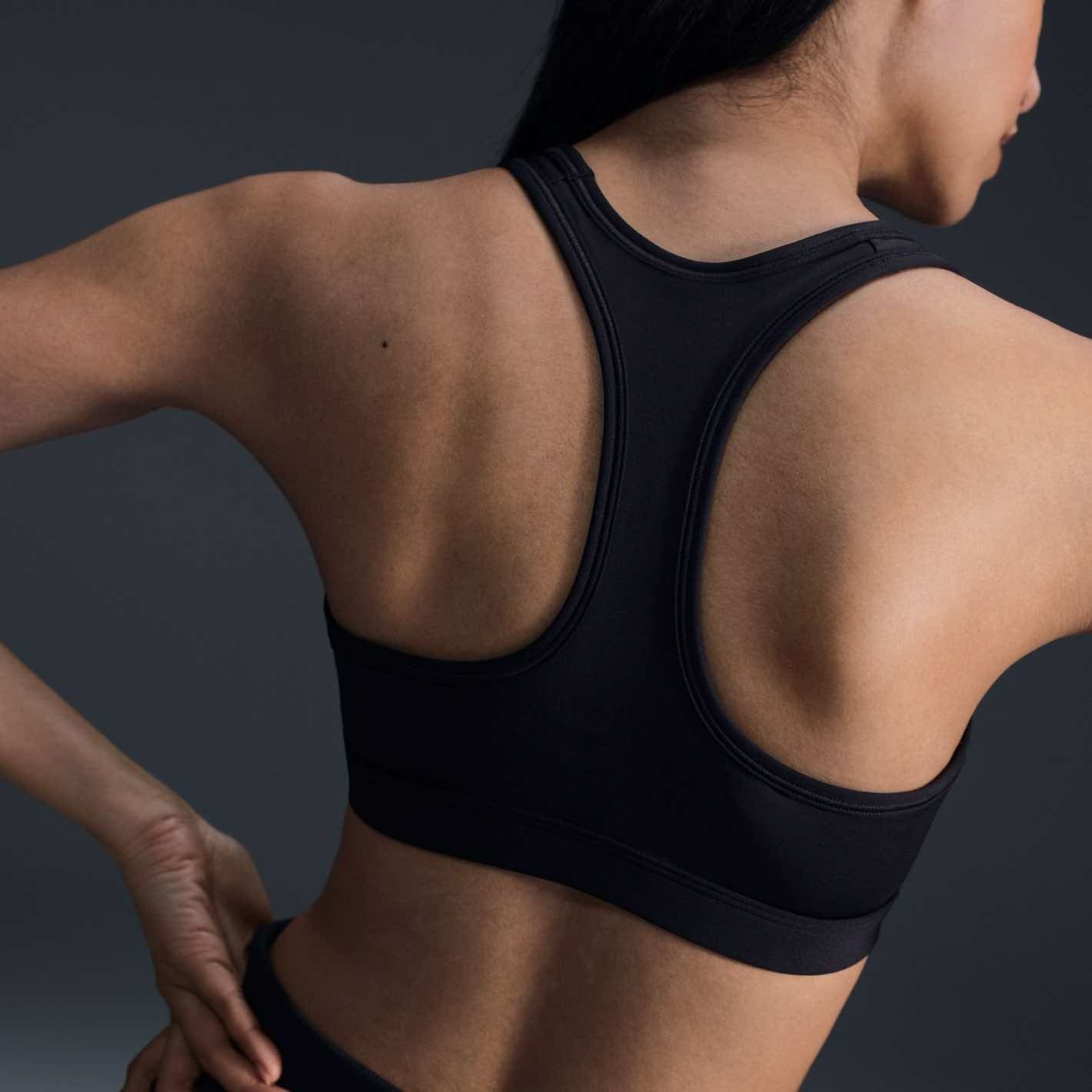 Nike Swoosh Medium Support Sports Bra for Women - High Impact Workout, Running, Yoga & Gym - Moisture Wicking & Breathable Activewear