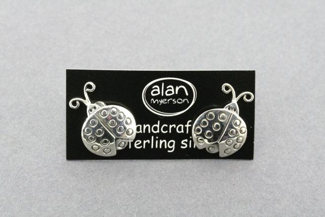 Sterling Silver Ladybug Stud Earrings - Cute & Dainty Jewelry for Women - Perfect for Everyday Wear, Gifts & Special Occasions