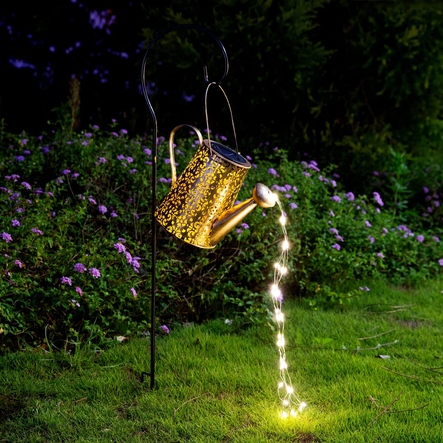 Solar Powered Outdoor Garden Lights - Waterproof LED Landscape Lighting for Patio, Yard, Pathway | Energy Efficient Decorative Lighting for Backyard, Deck, Walkway