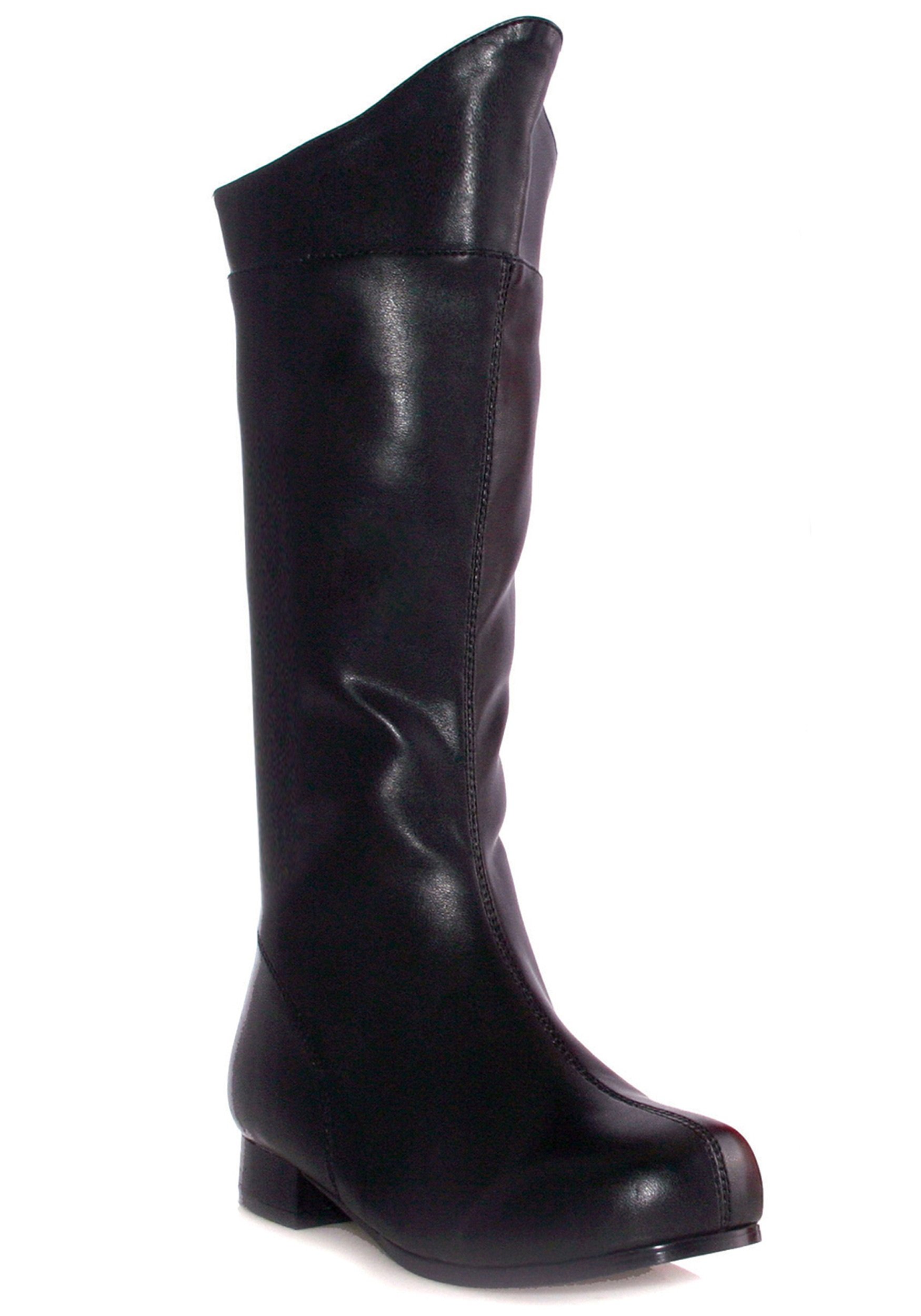 **Boys Black Superhero Boots for Kids - Lightweight & Comfortable Costume Cosplay Shoes for Halloween, Dress-Up & Role Play**