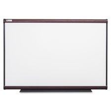 Premium Mahogany-White Framed Dry-Erase Board - High Quality Magnetic Whiteboard for Home Office & Classroom - Durable, Removable & Affordable - Perfect Teacher Gift & Kids Learning Tool for School, Presentations & Family Organization