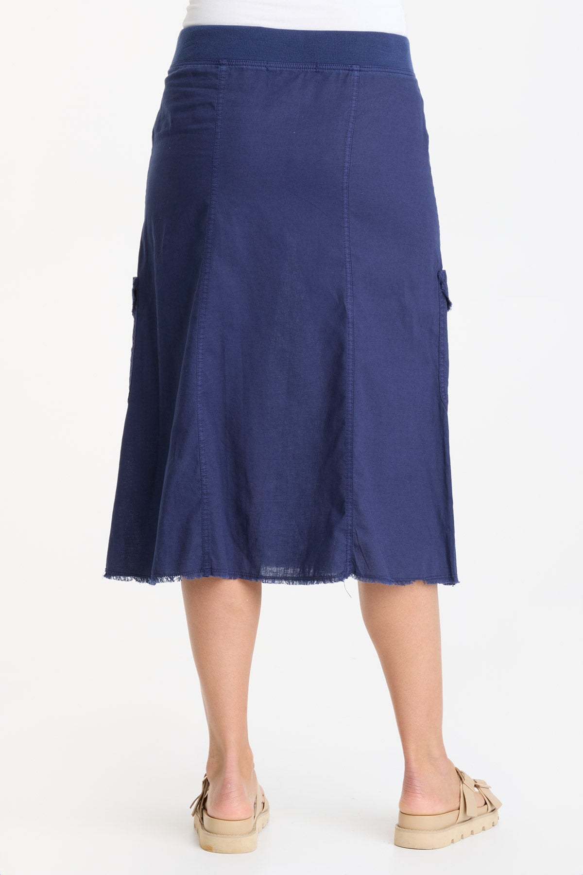 Bellamy Linen Skirt for Women - Breathable & Comfortable Summer Skirt for Casual Wear, Beach, and Travel