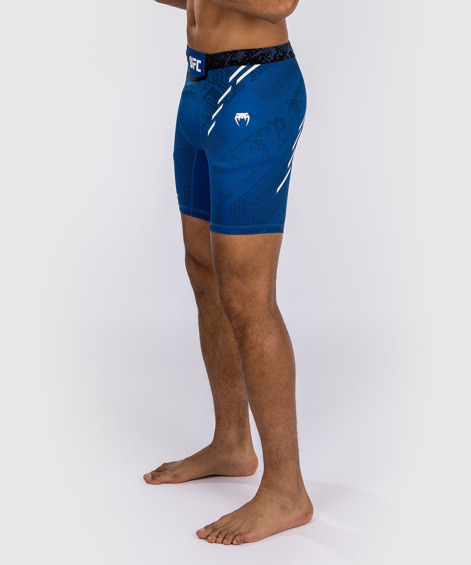 Venum UFC Adrenaline Personalized Authentic Fight Night MMA Vale Tudo Shorts for Men - Blue | Training, Competition & Cage Fighting Gear