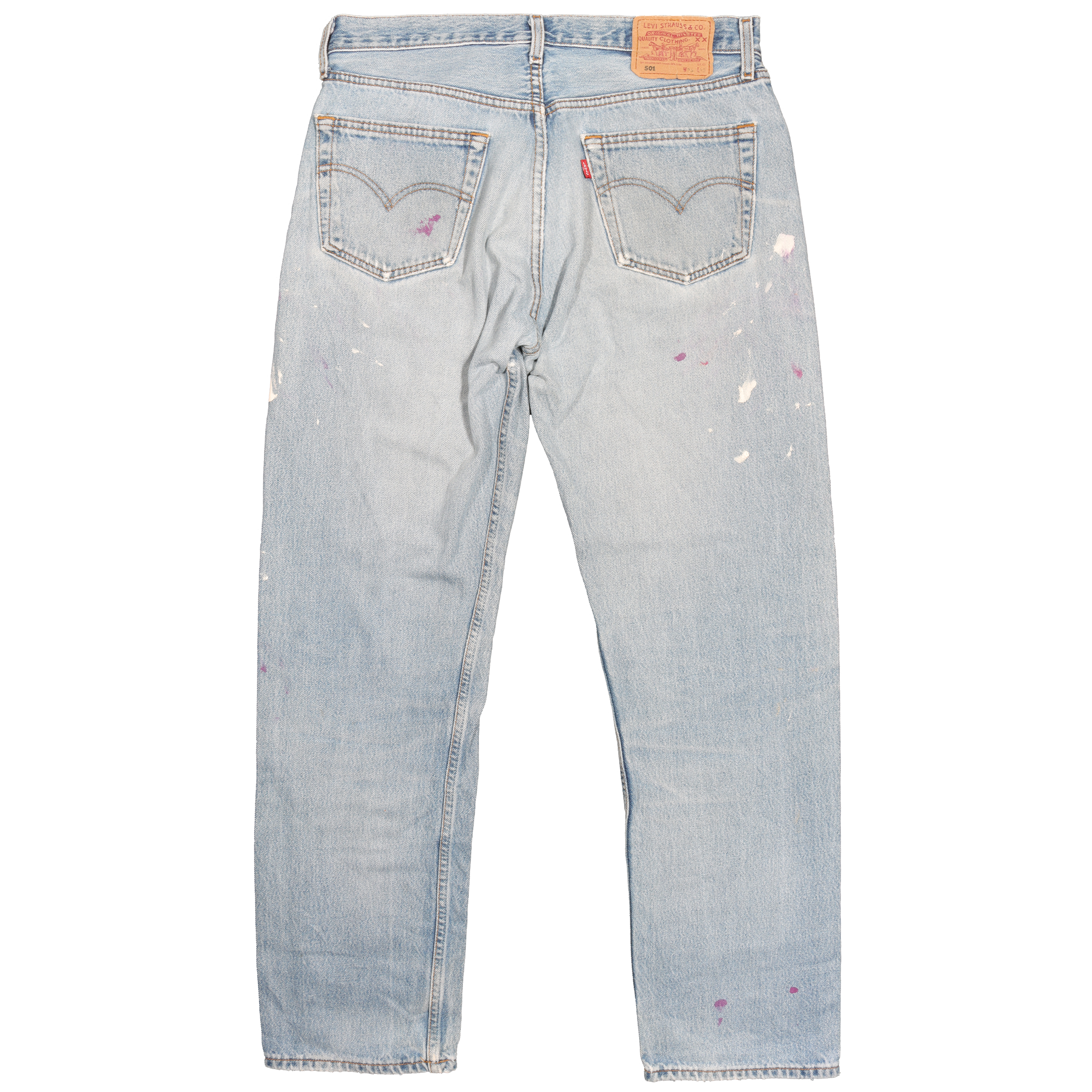 Vintage 1990s Levi's 501 Original Fit Repair Painter Jeans - High Quality Denim Pants for Men, Retro Workwear & Street Style Fashion