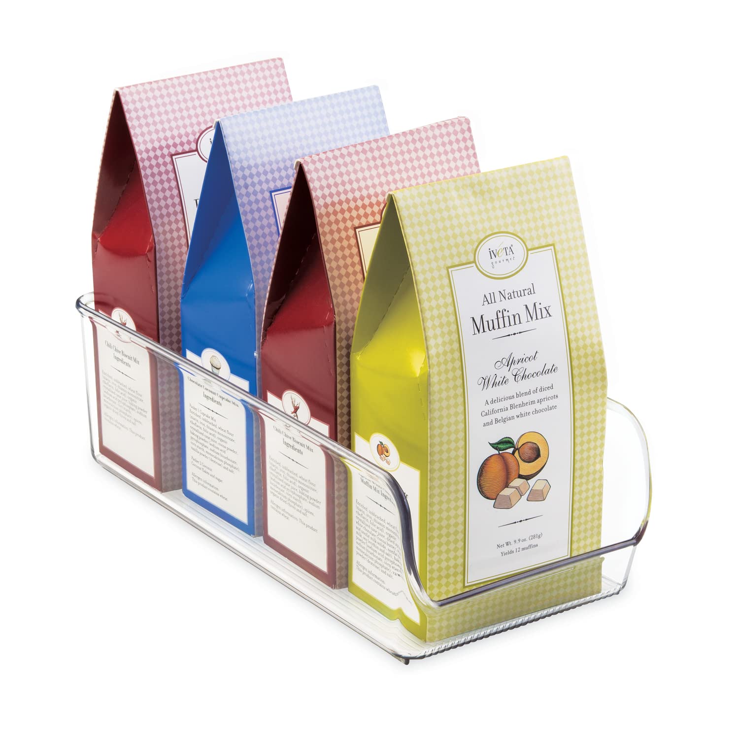 iDesign Linus BPA-Free Plastic Can Organizer with Lid - 5.25