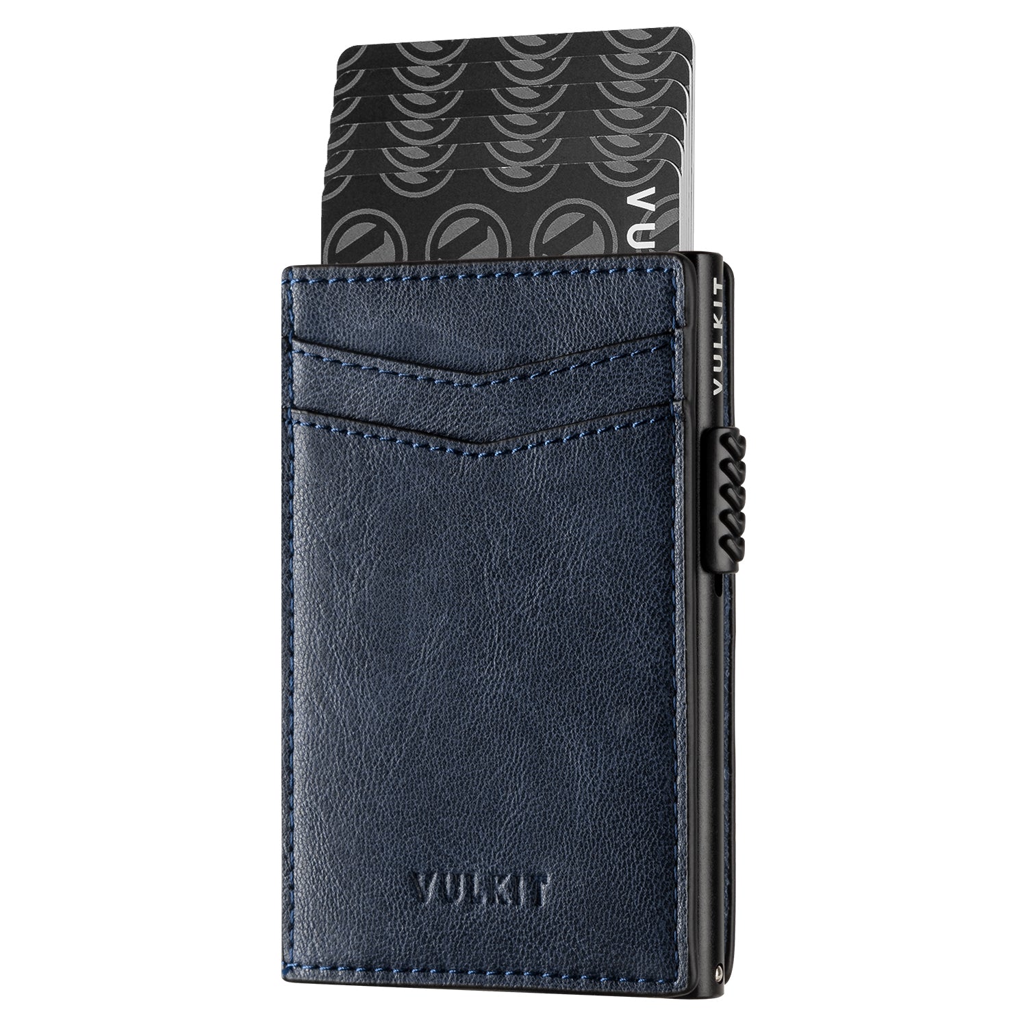 VC301 Men's Slim RFID Blocking Wallet - Ultra Thin Pop Up Card Holder with 2 Outer Slots | Minimalist Front Pocket Wallet for Everyday Carry & Travel
